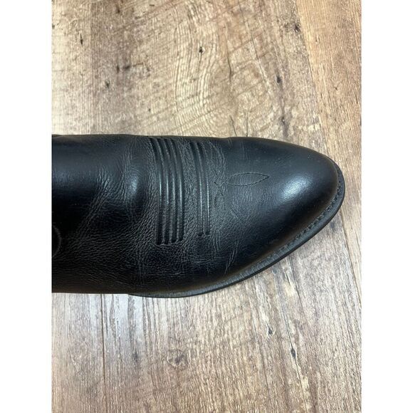 Ariat Sedona Men\'s 9.5D Black Leather Boots Western Cowboy Stitch Pattern 34601 main image 13